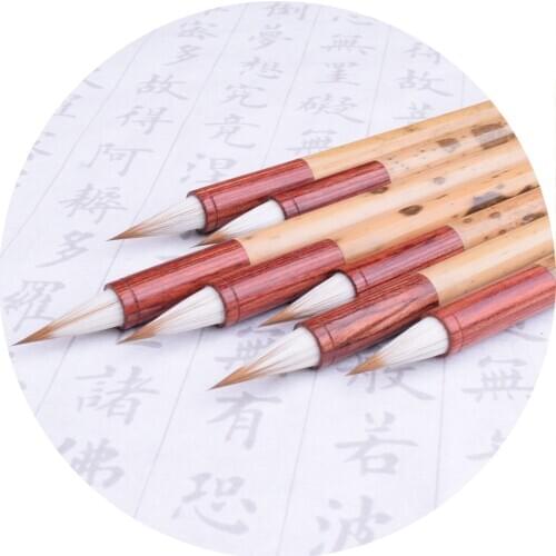 Black Hunan concubine bamboo pure chicken Wolf small block reading scriptures writing volume antique production brushcalligraphy