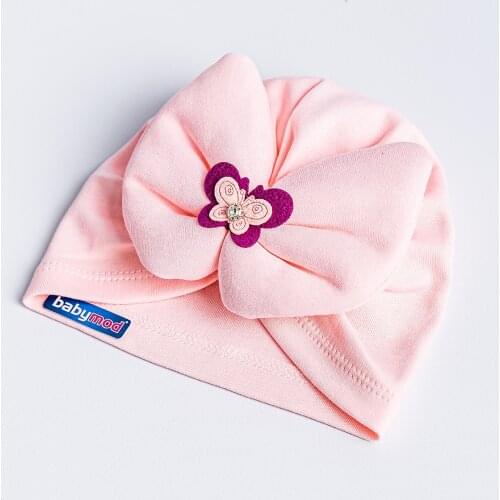 Babymod Baby Girl Bandana Hat Butterfly Bow Baby Cap