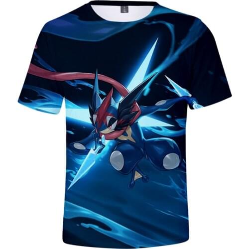 Pokemon Childrens T-shirts Pikachu Childrens Clothing Summer Short Sleeve Anime T-shirt 3d Shirts Kids Cartoons Top Boys Tops