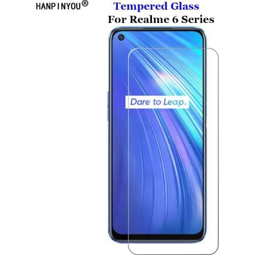 For Realme 6 6i (India) 6S Tempered Glass 9H 2.5D Premium Screen Protector Protective Film For Realme 6 6S