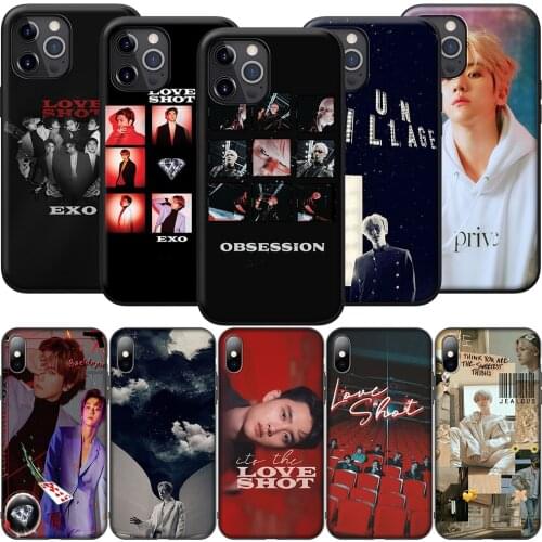GX66 EXO Love Shot Baekhyun Silicone Soft Case for iPhone 12 Mini 11 Pro XS Max XR X 8 7 6 6S Plus 5 5S SE 2020