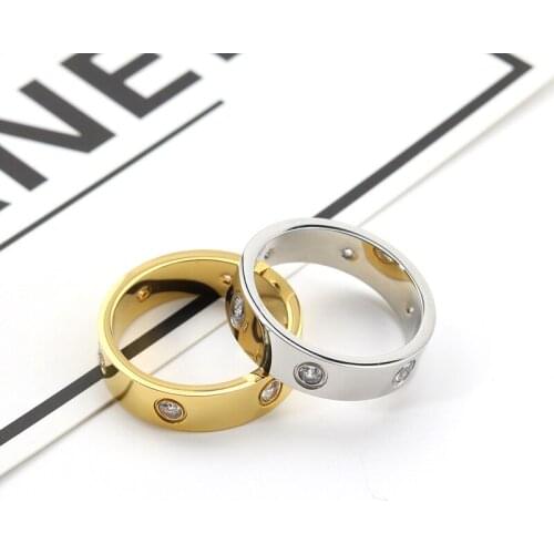 HIYONG Rings With Crystals