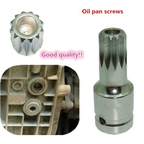 And good quality! Fit for V-W for Au-di Oil Pan Drain Plug Screw Bolt Star Tamper Proof Socket Tool M16