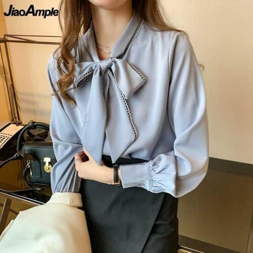 JiaoAmple Satin Blouses