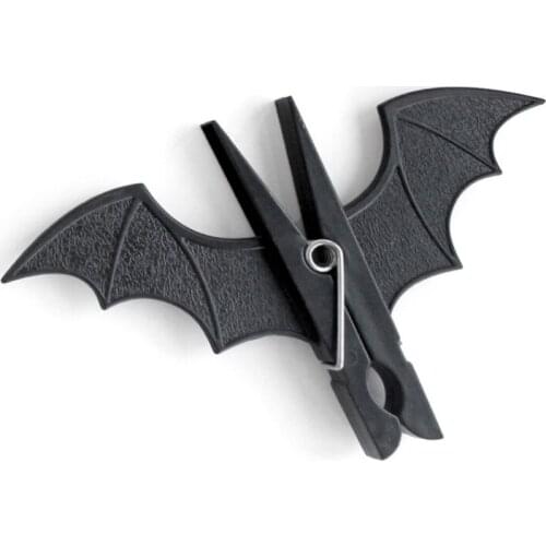 Creative Fun Bat Windproof Non-Slip Clothespins Cartoon Style Clothespins For Drying Clothes