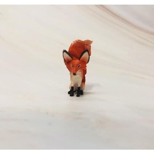 Small pvc figure model toy red fox of littleprincee
