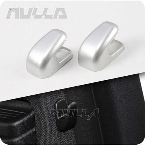 B Pillar Hook Cover Trim 3D sticker For Mercedes Benz W213 E Class 2016-2018 Matt Chrome Decoration Frame