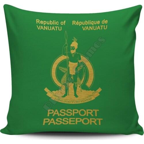 Vanuatu Pillow Cover Passport Version Pillowcases Throw Pillow Cover Home Decoration
