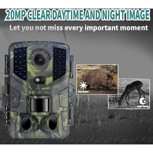 PR800 Hunting Trail Cam 1080P HD Wildlife Cameras Waterproof 32 Infrared Light Hunting Cam For Wildlife Watching Deer Scouting