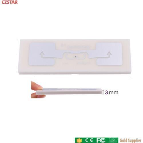 Free shipping Timing Systems Transponder 840-960MHZ bib tag uhf RFID Dogbone number sticker with programmed data printed ID