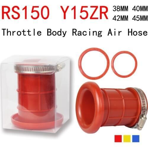 Velocity Air Hose/Throttle Body Racing Air Hose 38mm 40mm 42mm 45mm Y15 y15zr Rs150 SWR