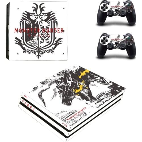 Monster Hunter Style Skin Sticker for PS4 Pro PlayStation 4 Pro Console & Controllers Decal Vinyl Skins Accessories Style 9