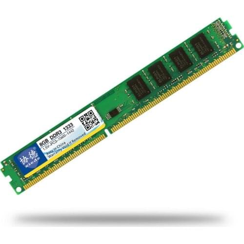 High Quality Xiede Memory Ram 1.5v DDR3 1333Mhz 2GB 4GB 8GB for Desktop Memoria PC3-10600 Compatible with DDR 3 1066Mhz 4GB