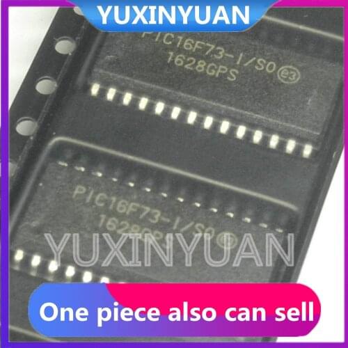YUXINYUAN PIC16F73-I/SO PIC16F73 SOP28 10PCS/LOT 8-bit microcontroller -MCU 7KB 192 RAM 22 I/O
