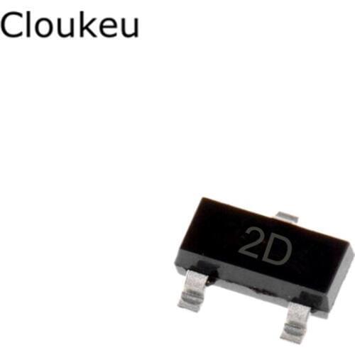 50pcs MMBTA92 2D SOT-23 0.5A/300V PNP