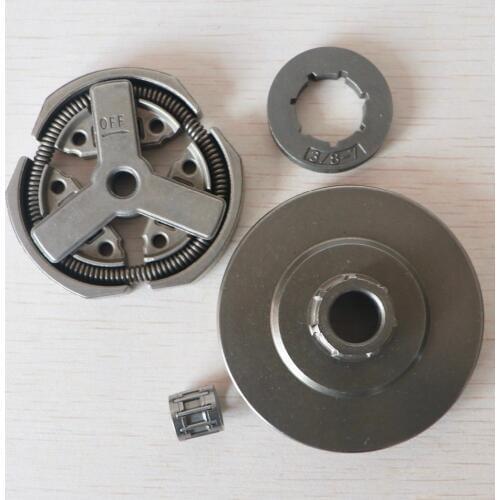 Clutch Drum & Clutch & sprocket rim & needle bearing Fit for Chinese chainsaw 3800