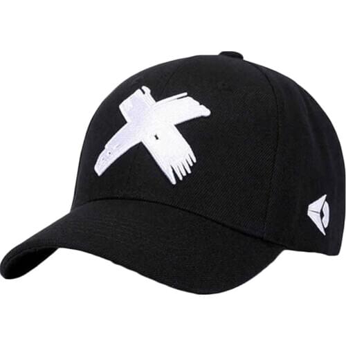 Adjustable Baseball Hat Embroidery X Cap Spring Autumn Winter Both Men And Women Pure Color Baseball Caps Snapback Hat TG0007