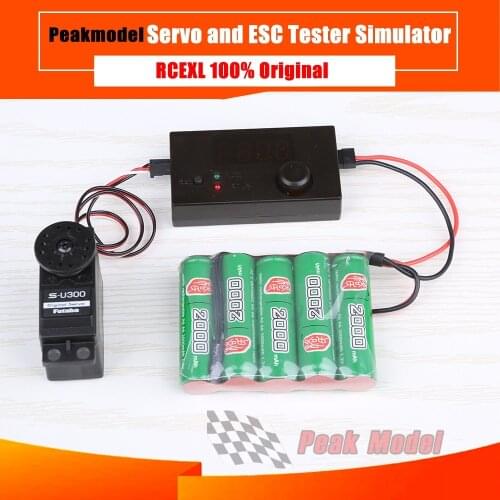 Rcexl Servo Tester Simulator Aerial Model Tools 4.8~8.4V Tester