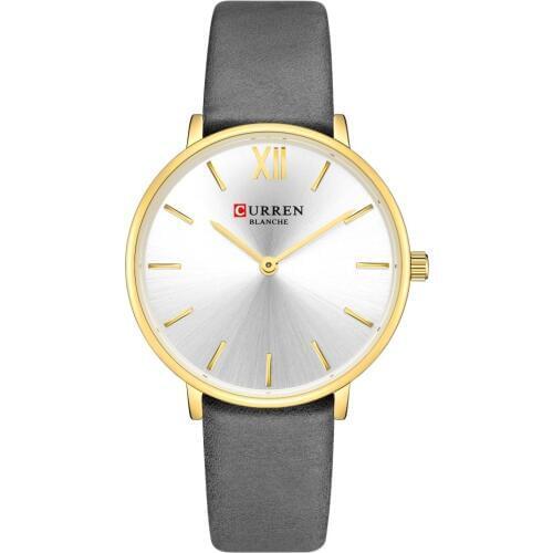 CURREN New Brand Clock Women Luxury Top Leather Band Waterproof Ladies Fashion Casual Watch Quartz Dress Watch Relogio Feminino