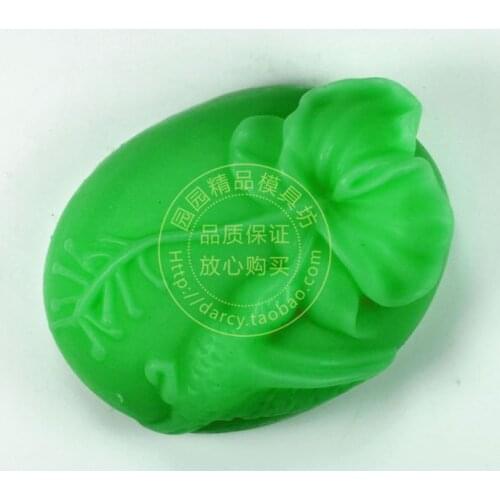 Flower Silicone Soap mold DIY Handmade Craft 3d soap molds S219