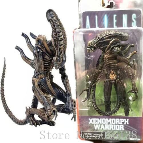 Aliens 9" Defiance Xenomorph Warrior Action Figure Yellow First Lineup NECA Alien Series 1 Collectible