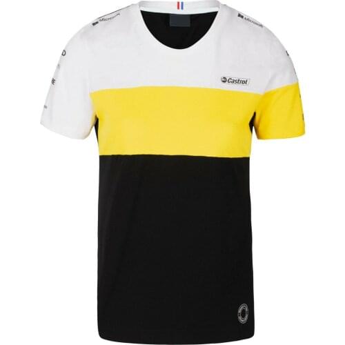 Summer Mens 2019 Season F1 Motorsport Teamline Car Fan Racing Suit Round Neck Short Sleeve T-Shirt Quick-Drying Round Neck