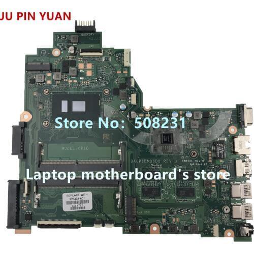 JU PIN YUAN For HP 240 G6 Laptop 14-bs Laptop motherboard 925431-601 925431-001 DA0P1BMB6D0 with 520 2GB i5-7200U fully Tested
