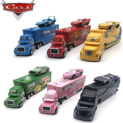 Disney Pixar 2 3 Toy Lightning McQueen Jackson Storm Cruz Mike Uncle Daniel truck Truck 1:55 Alloy Model Car Children Toy Gift