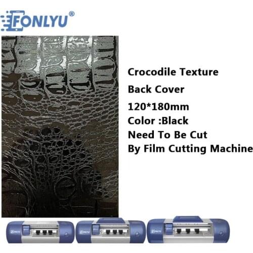 FONLYU Black Crocodile Texture Stickers On The Phone Back Cover Screen Film Cutting Machine Phone Mobile Phone Repair Tools