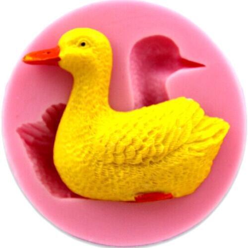 Ducklings silicone baking tools fondant cake cartoon chocolate cookies decorated clay mold