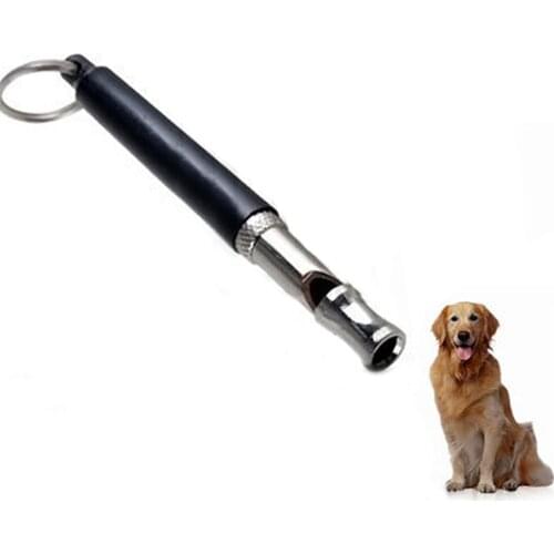 Pet Dog Cat Training Obedience Black Whistle Ultrasonic Supersonic Sound Pitch Quiet Training Whistles Pets Supplies Masterly