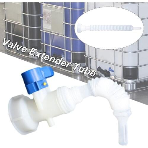 IBC Tank Valve Pipe 1000 Liters Barrel Plastic Valve Extender Tube For IBC Ton Drum Valve Fittings Valve Accessories