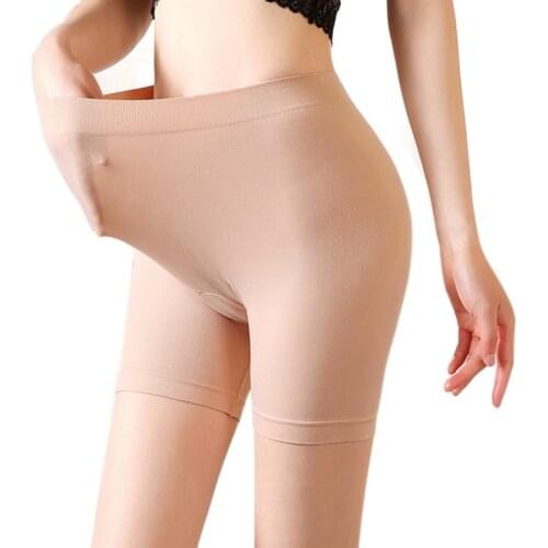 Plus Size Women Safety Shorts Breathable Women Safety Pants Skirt Underpants Boxer Summer Seamless Panties Seamless Underwear