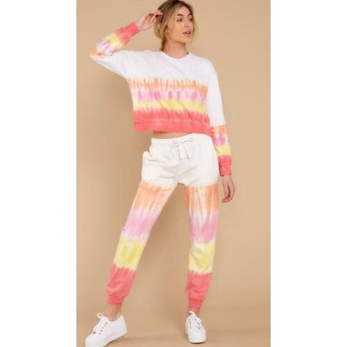 Autumn Women Two Piece Set Tracksuit Spring Long Sleeve Sportswear Joggers Sweatshirt & Pant 2pcs Sets Womens Suit Outfits