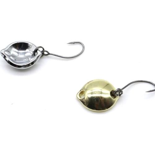 Gold & Silver Fishing Lures Spinner Blades 1.7g10mm Spoon-Style Artificial Baits Sequins Bait Fishing Hard Lures