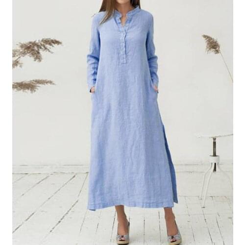 2018 Original beautiful cotton dress womens Dress Female Dresses 18030156-1