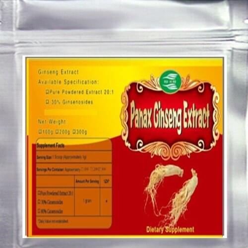 300gram (10.56oz) Panax Ginseng Extract Powder Ginsenoside 80% Powder Boosts Energy