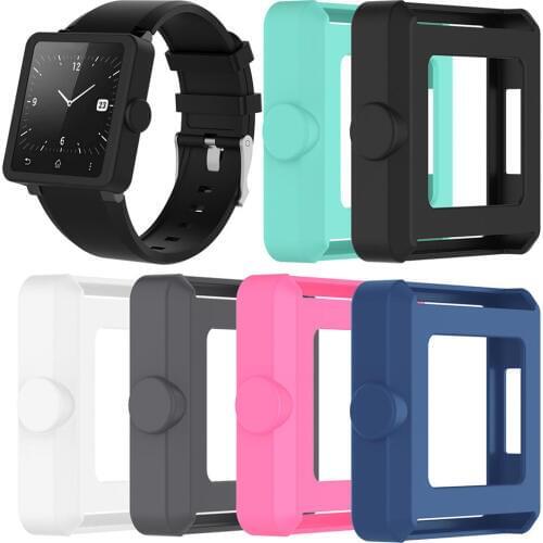 42mm Smart Watch Case Cover Silicone Protective Shell watch parts for Sony Smart Watches 2 SW2 Sport watch box case accessories