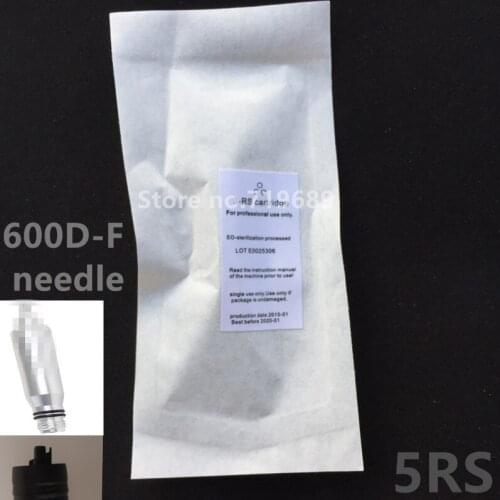 50pcs/lot 5RS Disposable Black Tattoo Needle for eyebrow lip permanent makeup machine