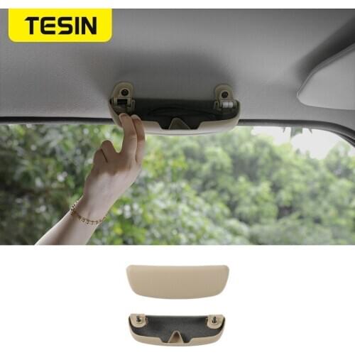 TESIN Interior ABS Glasses Box Cover Trim Storage Box Decoration Sticker Interior For Suzuki Jimny 2007-2019 Car Accessories