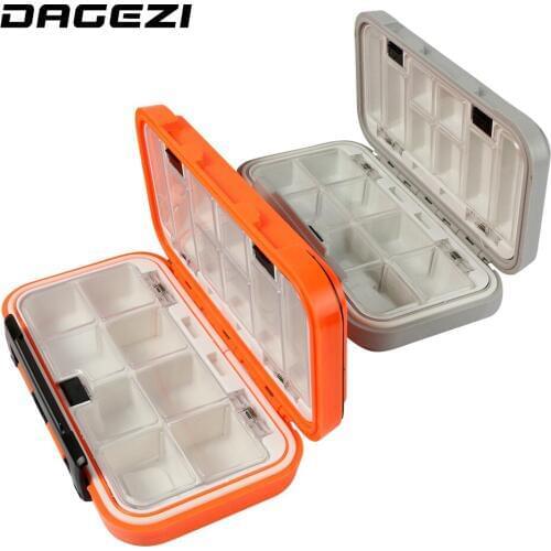 DAGEZI Multi-function Fly Fishing Box Fishing Accessories 16 Compartments can be adjustable Fishing Box for fishing Popper