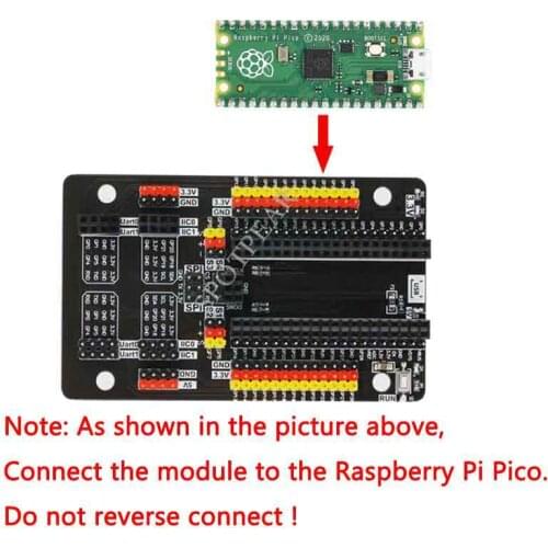 Raspberry Pi Pico GPIO expansion board sensor