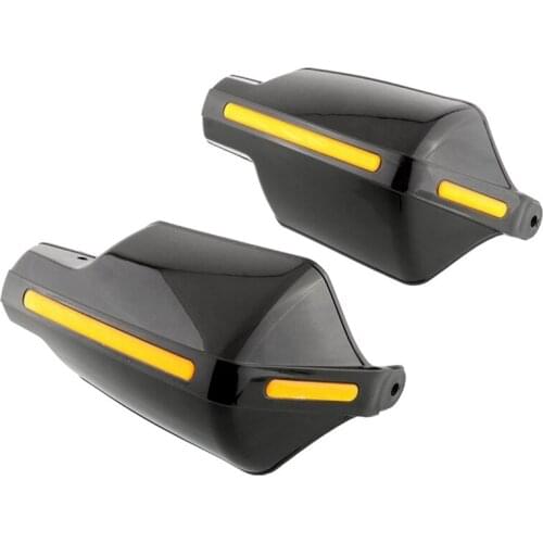 DHBH-Pair Motorcycle Hand Guards 7/8 Inch 22Mm Handlebar Handguard Handle Protector Bike Brush Wind Guard(Black)