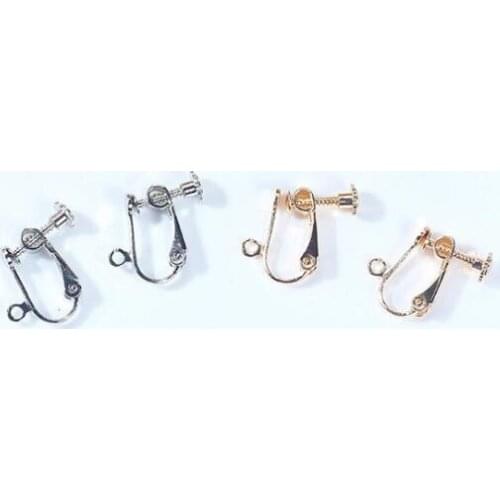 Ex805 Korean Fashion Vintage simple alloy screw clip without pierced ear clip earrings 2021 trend Womens Jewelry Accessories