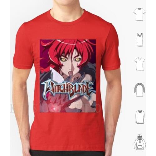 Witchblade T Shirt Diy Big Size Cotton Anime Cartoon Magic Cool Funny Action Ecchi Retro Boobs Tits Girls Sexy