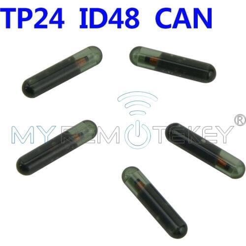 Transponder key ID48 CAN chip TP24 glass chip suitable for Skoda ID 48 chip remtekey