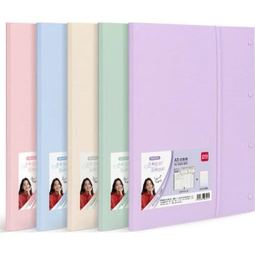 Creative Transparent Sleeves A3 Pocket Folder For School Paper Organizer A3 Drawings Music Score Display Book