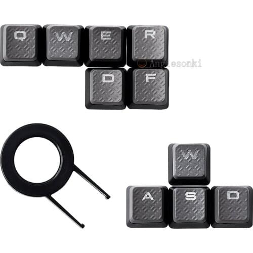 10 pieces of gray backlit keycap game keyboard keycap Corsair K70 K65 K95 G710 RGB STRAFE mechanical keyboard keycap