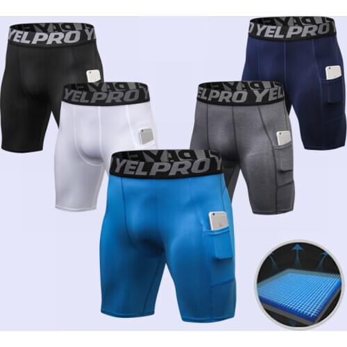 Mens Bodybuilding Quick Dry Compression Shorts Fitness Tight Shorts Sweat Sport Short Trousers Gym Mens Shorts For Running