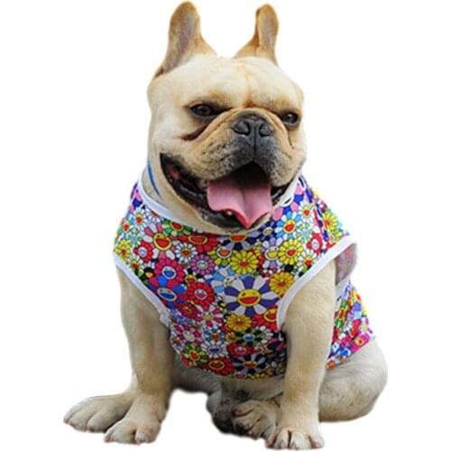 Pet Clothes Daisy Dog Vest Summer Cool Breathable Small Dog Pet Pack Dog Clothing Puppy Clothes Small Dog Dog Clothes Pets